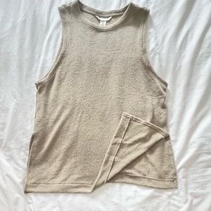 H & M tan tunic size medium. Cute to dress up or down